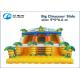 PVC Material and Slide Type inflatable big dinosaur slide