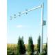 Q235 Galvanized Steel Traffic Signal Light Pole For CCTV Camera Billboards