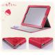 Customized Double Sided Red PU Apple iPad 2/3 Smart Cover Cases
