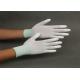 Breathable Static Resistant Gloves , White Safety Hand Work Gloves