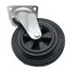200mm 8 Inch Rubber Caster Without Brake Garbage Can