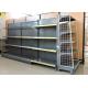 Oils Display Supermarket Storage Racks 35KG/Layer Wall Side And Double Side