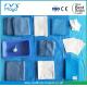 CE ISO13485 Approved Hospital Use Disposable Gynecology Surgical Drape Pack Kit Manufacturer