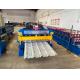 Color Steel Coil Glazed Tile Roll Forming Machine With Hydraulic Power