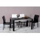 Modern Dining Room Furniture,Wood Dining Table,PU Chair