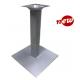 Outdoor Modern Metal Table legs  Mild Steel Table Legs Square With Silver Powder Coated