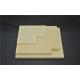 Machinable Yellow Zirconium Oxide Ceramic Plate Wear Resistance Customized