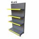 Factory Customized Color Size market retail steel shelves customized gondola rack super market shelf