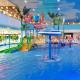 Indoor Water Amusement Park Equipment Fiberglass Water Slide For Family