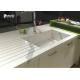 Calacatta Pattern White Quartz Countertops That Look Like Marble For Kitchen