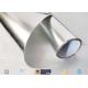 Moisture Resistant Aluminium Foil Silver Coated Fabric 300℃ Industry Using