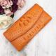 Authentic True Crocodile Skin Women's Long Chic Wallet Female Card Holders Exotic Real Alligator Leather Lady Clutch