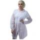 Polypropylene Disposable Protective Coveralls Fluid Resistant Lab Coats