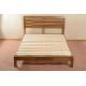 Home Economic Cherry Solid Wood Bed Frame Queen Size European Style High Grade