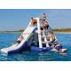 aquaglide slide ,lake inflatable  water park games , floating water park