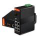 Industrial Fast Ethernet Switch Unmanaged , 7x10/100Base-TX + 1x100Base-FX SFP