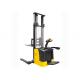 Straddle Legs Electric Walkie Forklift  , Adjustable Electric Powered Forklift