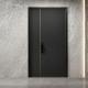 MDF Carcass Security Steel Door , Wood Armored Exterior Front Doors