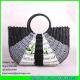 LUDA black and white department pp woven straw bag