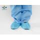 Antiskid SMS Disposable PP Shoe Covers 40gsm 40 * 15cm For Cleaning Room