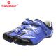 Water Proofing Blue Road Bike Shoes Microfiber Upper With CE / ISO Certification