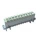 PC Material 110 Terminal Block Highband 10 Pair Module White Body Grey Base