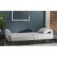 Bellona USA spill proof stain resistant fabric 2+3 white velvet Sleeper Sofa-in-a-Box with Storage sofa bed