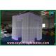 Funny Photo Booth Props Shopping Mall Two Doors Wedding Inflatable Photo Booth Portable With Led