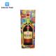 4.76x 4.76x16.65 Inch Single Wine Bottle Cardboard Box Matte PE Film CMYK Color