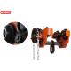 10T push travel trolley Geared Manual Trolley for i-beam fixed with long chain