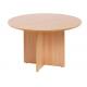 Dia 800 - 1200mm Custom Made Conference Tables With Crossed Wooden Leg