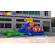 inflatable exciting water pool seahorse slide