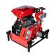 Gasoline Engine Vacuum Fire Fighting Water Pump 2.5 Inch 22HP 100m Scope