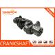 8-94395-125-0 Truck engine Crankshaft for 6HE1 Cast / Forged Crank Shaft