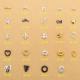 Hot NEW Wholesale Alloy Jewelry 3D Nail Art Jewelry Nail rhinestones Sticker Supplier Number ML1288-1311