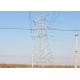 Transmission Line Angle Steel Tower , Hot Dip Galvanization Electric Power Tower