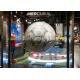 Custom Design Giant Size Fiberglass Resin Statues White Color Football Shaped