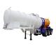 3 Axle 19CBM Chemical Tanker Trailers Supplier For Transport Sulfuric Acid