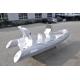 High Capacity Rib Rigid Inflatable Boat Lightweight 19 Feet With 180 Cm Hull Width