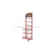Supermarket And Store Food Display Stand have three baskets  Candy Snacks Food Display Rack With Ad