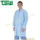 Eco Friendly 75gsm Disposable Nonwoven SMS Lab Coat For single use
