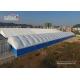 20m Width Steel Polygon Structure Tent With PVC Roof Cover And Sandwich Walls And Rolling Door