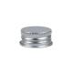 Aluminium Shiny Silver Disc Top Caps 20/410 For Food Skin Personal Care