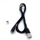 Fast Charging 5A 6A 3 In 1 Magnetic USB Cable Flexible USB C Micro USB