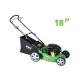 460mm 18'' Petrol Gasoline Garden Lawn Mower with Steel Deck , Hand push lawn mower