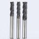 Diamond Coated Tungsten Carbide 4 Long Flute End Mills 10mm For Graphite