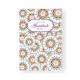 Cultivate Attitude Gratitude Journal Book , Floral Pattern Custom Made Notebooks
