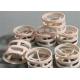 Spray Tower Transmission Packaging PTFE  Pall Ring 76mm Chemical Resistant