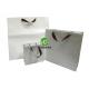 Elegant Luxury Paper Grocery Bags , Easy To Carry Plain Paper Bags With Ribbon Handles