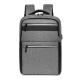 Grey Nylon Waterproof Laptop Backpack With Charger 1.37 ft BSCI